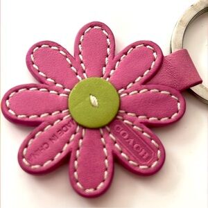 Coach Flower Keychain